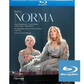 Bellini: Norma – Met Live in HD (Blu-Ray) – Sondra Radvanovsky, Joyce DiDonato