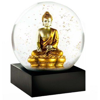 Miniature Gold Buddha Snow Globe