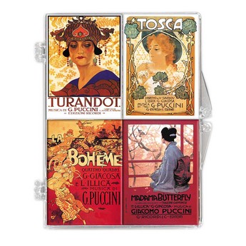 Puccini Posters Magnet Set
