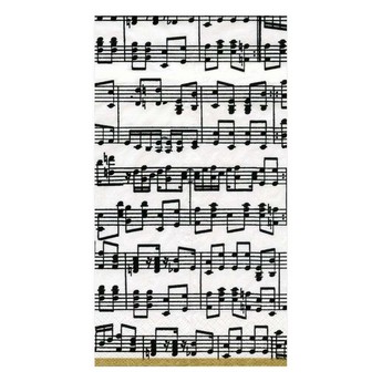 Musical Paper Guest Towel Napkins (PACK OF 15)