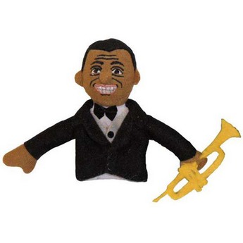 Louis Armstrong Magnetic Finger Puppet