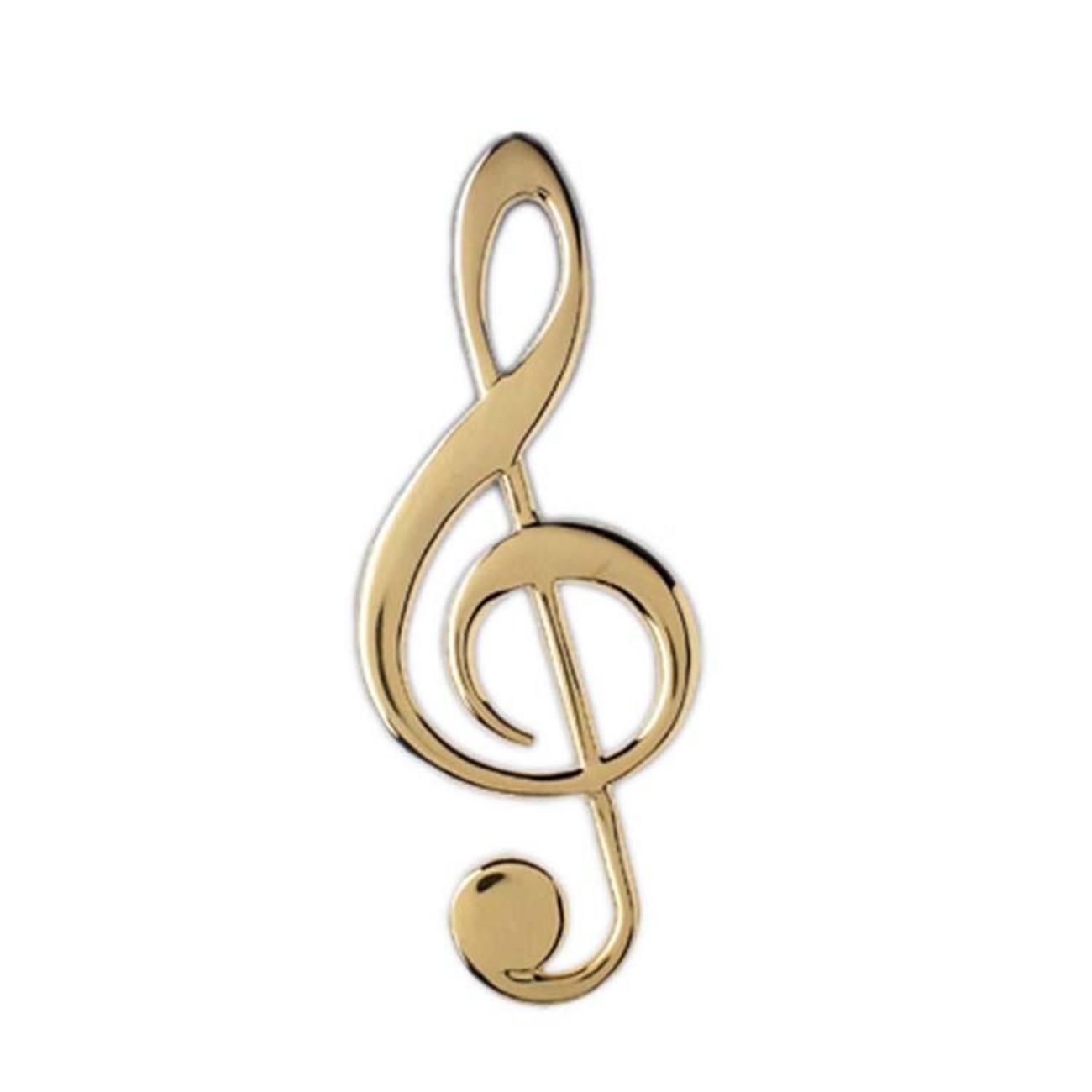 Gold Metal Treble Clef Magnet, BOOKS & STATIONERY