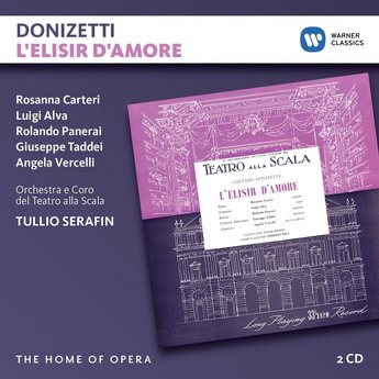 Donizetti : L ’ Elisir D ’ Amore (2- Cd) – Rosanna Carteri, Luigi Alva