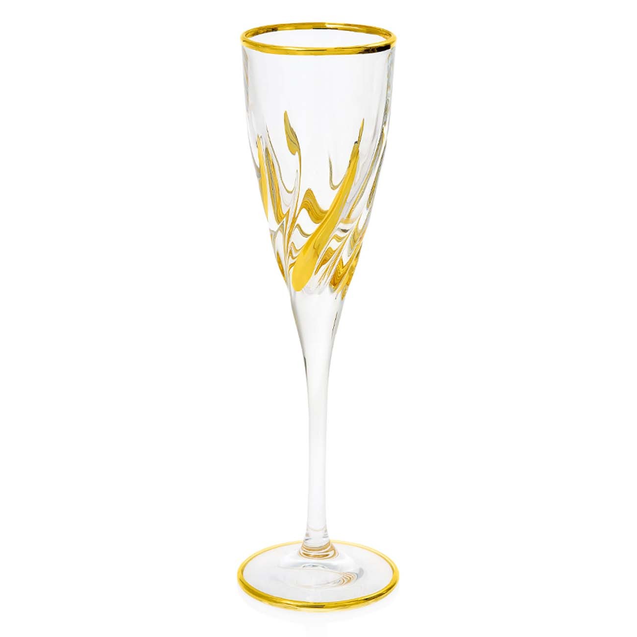 2 Crystal Champagne Flutes – Gold Medal Wine Club