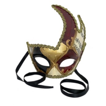 Red Fancy Mask with Music