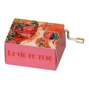 Red “La Vie en Rose” Music Box