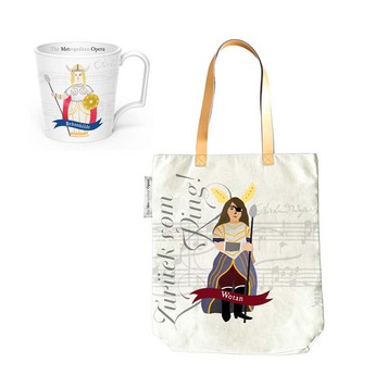 Met Opera “ The Ring ” Mug & Canvas Tote Set