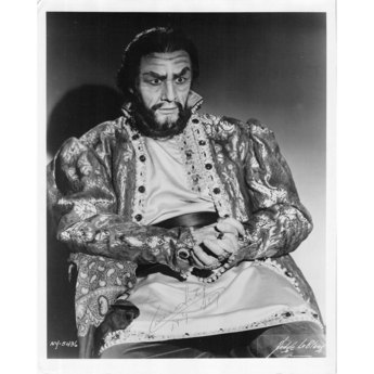 Signed Photo: Cesare Siepi in “Boris Godunov”