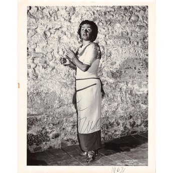 Signed Photo : Gabriella Tucci In “ Aida ”