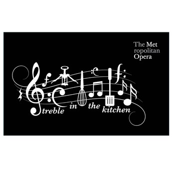 Met Opera Music Staff Tea Towel