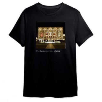  Black T- Shirt With Met Opera Façade Photo