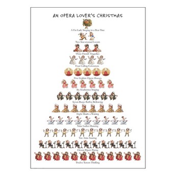  “ An Opera Lover ’ S Christmas ” Holiday Cards (Box Of 12)