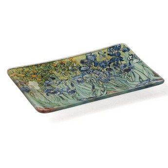 Van Gogh’s “Irises” Glass Tray