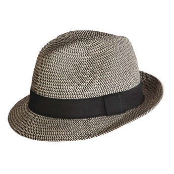 Packable Fedora with Black Band