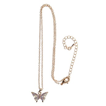 Boutique Butterfly Gem Necklace