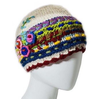Artisanal Knit Hat (Oatmeal)