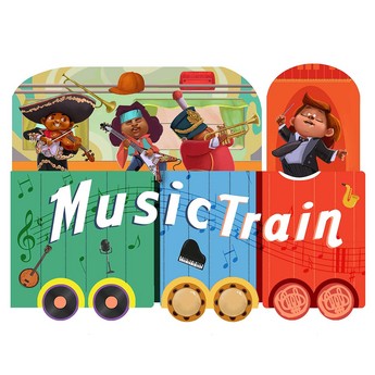  Music Train (Fold- Out Board Book)