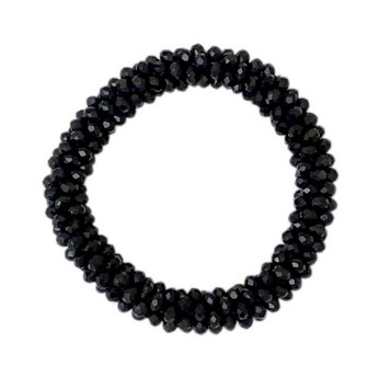 Black Onyx Crystal Stretch Bracelet