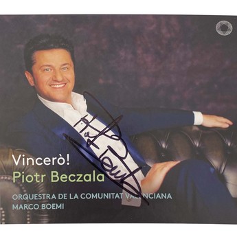 Vincerò! (Autographed CD) – Piotr Beczala