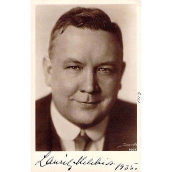 Signed Portrait : Lauritz Melchior