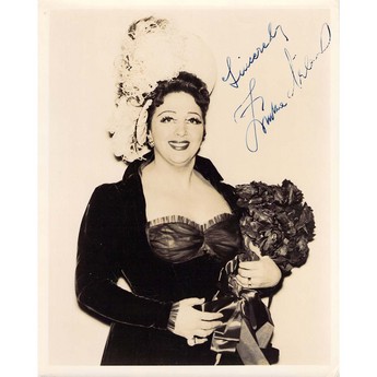 Signed Photo: Zinka Milanov in “Tosca”