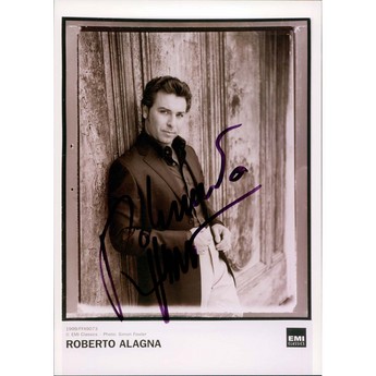 Signed Photo: Roberto Alagna