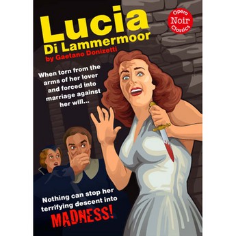 Lucia di Lammermoor “Opera Noir” Notecard