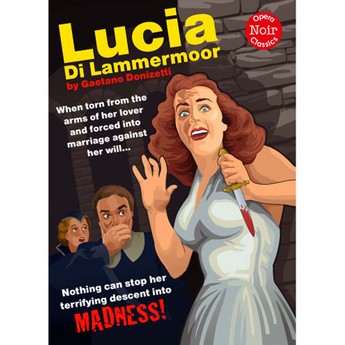 Lucia Di Lammermoor “ Opera Noir ” Notecard