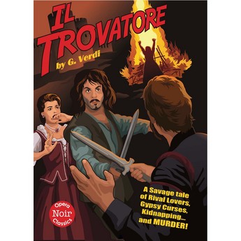 Il Trovatore “Opera Noir” Notecard