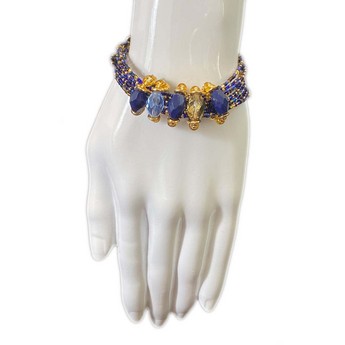 Cobalt Blue Multistrand Bracelet