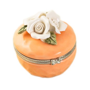 Small Rose Hinged Box