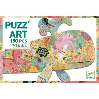 Whale Shaped Puzzle (150 PIECES)