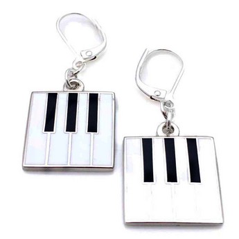 Piano Key Earrings