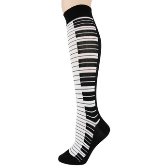 Knee-High Piano Socks