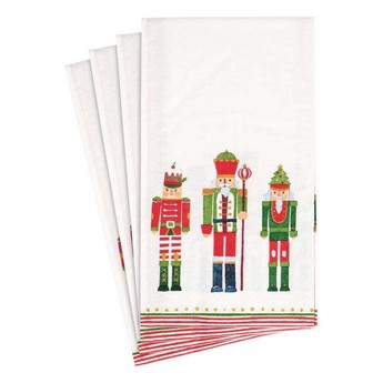 “ March Of The Nutcrackers ” Paper Guest Towel Napkins (Pack Of 15)