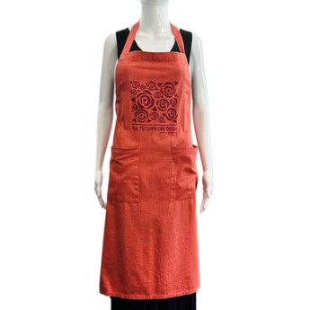 Stonewashed Met Opera Red Roses Apron