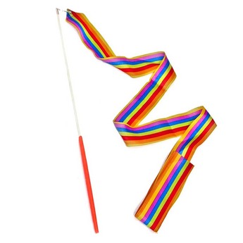 Rainbow Dancer Ribbon Wand