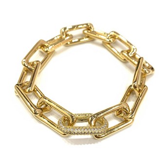 Chunky Gold Link Bracelet