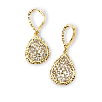 Gold Oliviane Teardrop Earrings