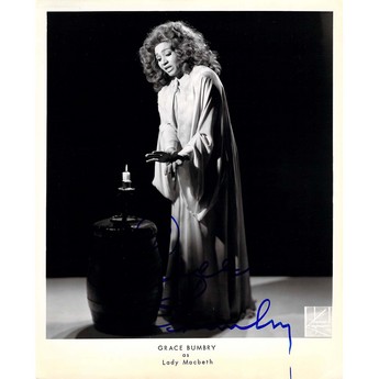 Signed Photo: Grace Bumbry in “Macbeth”