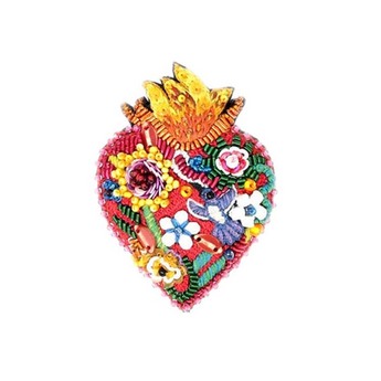 Flaming Heart Pin