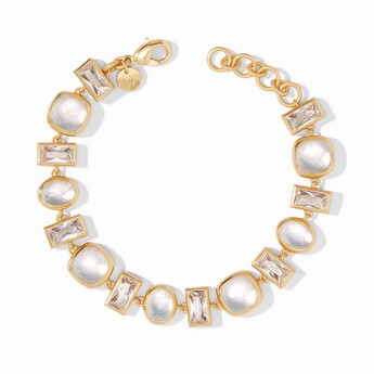 Antonia Sputnik Clear Crystal Bracelet