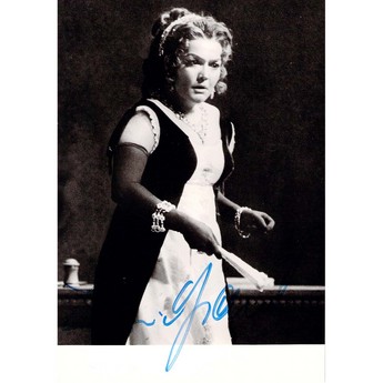 Signed Photo : Leonie Rysanek In “ Tosca ”