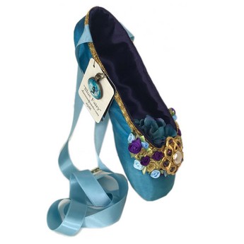  “ Blue Fairy ” Diamondpointes Ballet Shoe