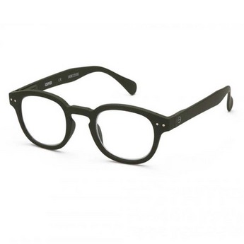 Izipizi C- Frame Reading Glasses In Khaki Green