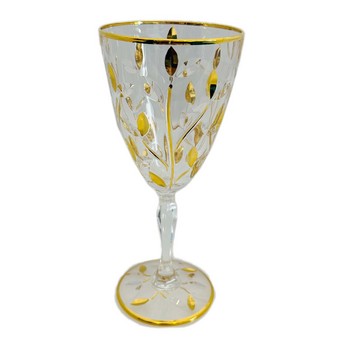 Tree of Life Crystal Wine Glass