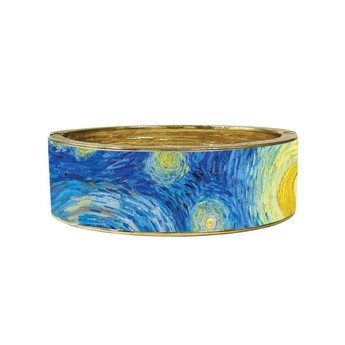 Van Gogh “Starry Night” Hinged Cuff