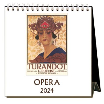 2024 Vintage Opera Posters Desk Calendar