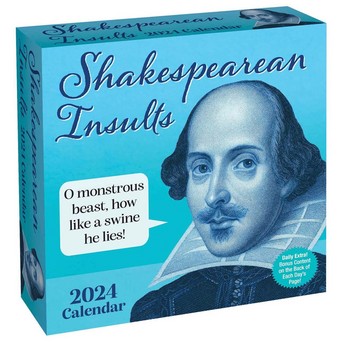 Shakespearean Insults 2024 Day- To- Day Calendar