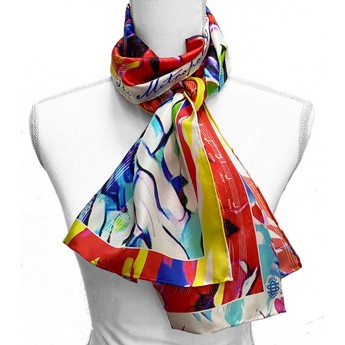 Music & Dance Pure Silk Scarf